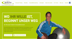 Desktop Screenshot of birkicht-training.de